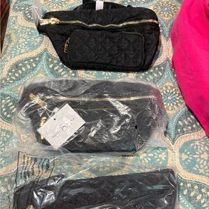 Black Quilted Women's Bag